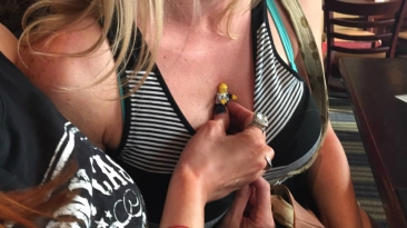 Mandi's actual boob size. Lego figure not included. 